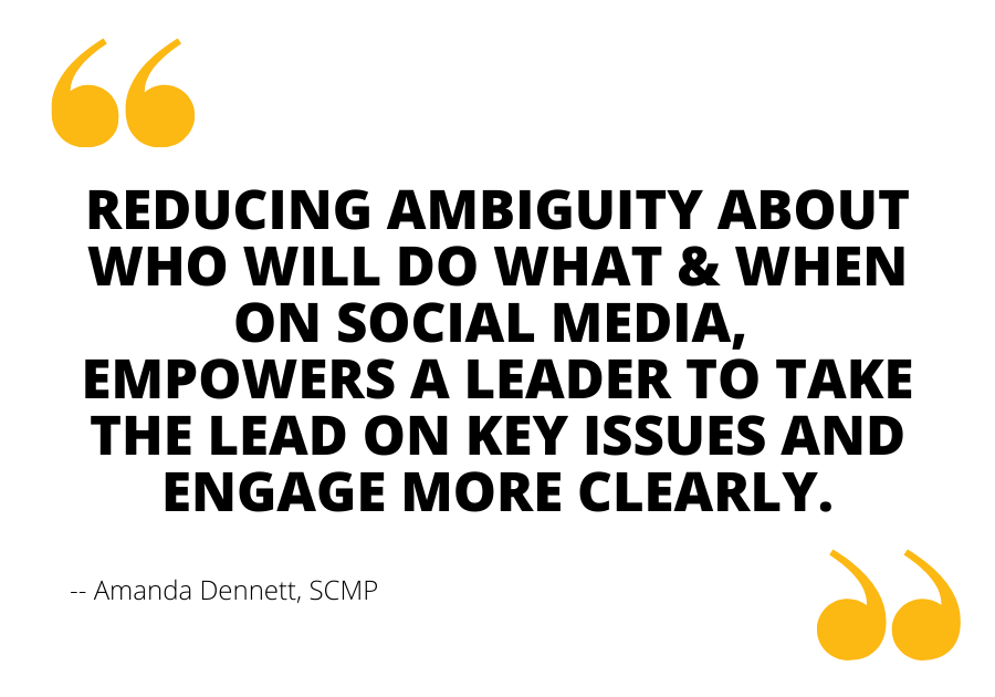 Your-Digital-Reputation-Podcast-advice-for-leaders-on-social-media-Amanda Dennett-quote